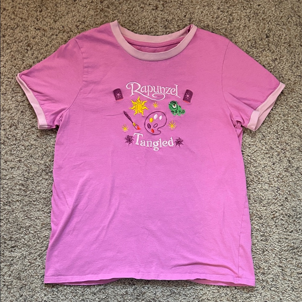 Disney Princess Box Lunch Rapunzel Tangled Pink Tee
